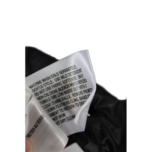 Michael Michael Kors Womens Full Zipper Puffer Jacket Black Size Medium - Picture 6 of 7